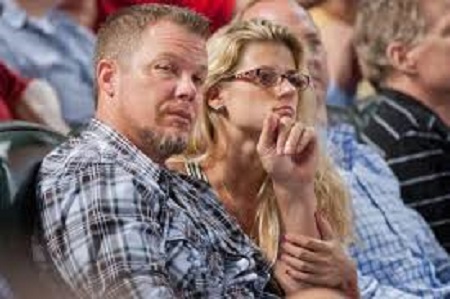  Chipper Jones And His Second Wife, Sharon Logonov